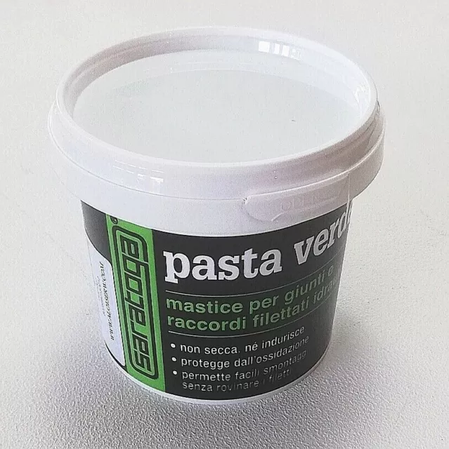 Saratoga 450gr pasta verde per giunti e raccordi filettati