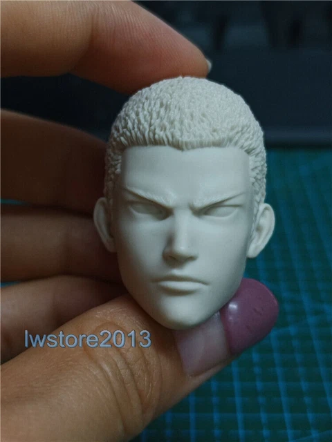 Tête De Figurine Vierge 1/12 (moine Senior) Sculptée En Résine Non Peinte - Pour Customisation Poupée, Diorama