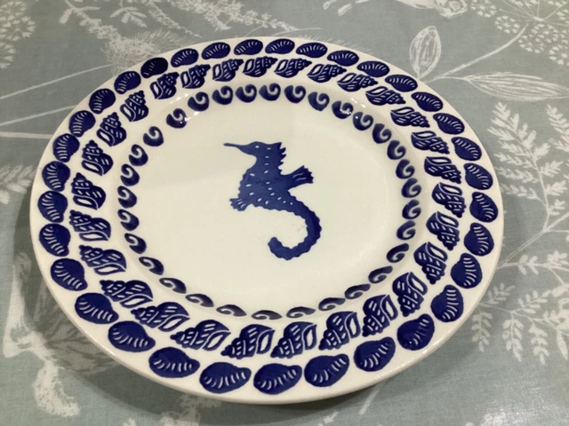 Emma Bridgewater Seahorse Shells  6.5  Plate Best New Discontinued B Reduced