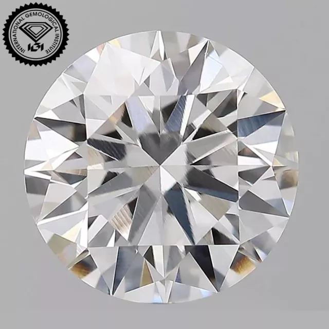 Certifié Igi 1.65 CT White-K Brillant Rond Coupe VS1 Clarté Desseré Diamant