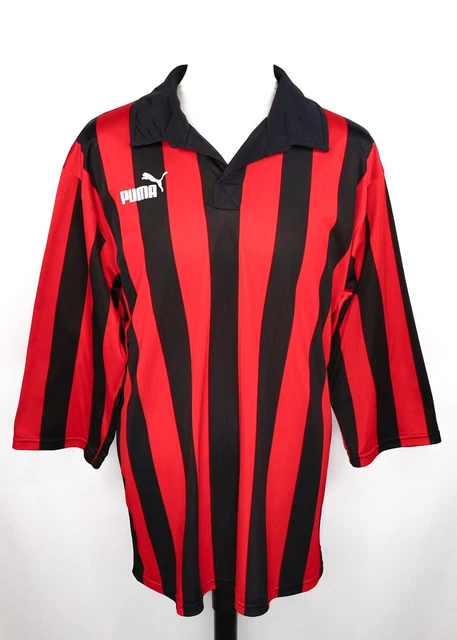 Ogc Nice 1989-93 Home Shirt 3/4 Sleeves - Maillot Vintage Puma - Maglia Nizza