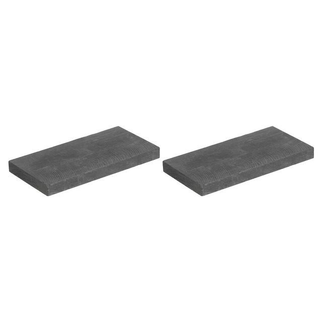 Graphite Bloc Lingot Rectangle Graphite Electrode Plaque 88x47.5x8mm Set 2