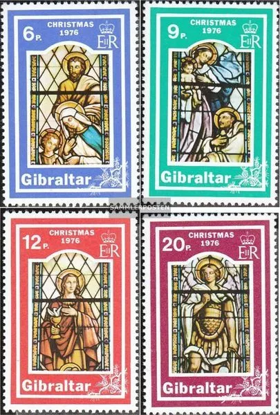 Gibraltar 342-345 (complete.issue.) unmounted mint / never hinged 1976 christmas