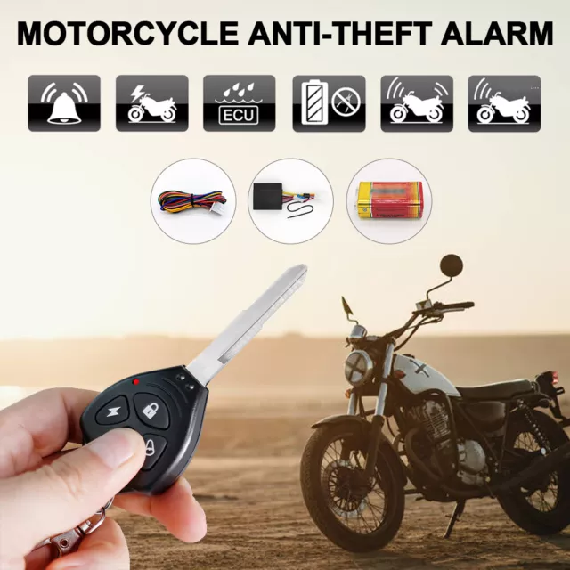 Motorcycle Burglar Alarm Remote Activated Motorcycle Alarm With Remote Control
