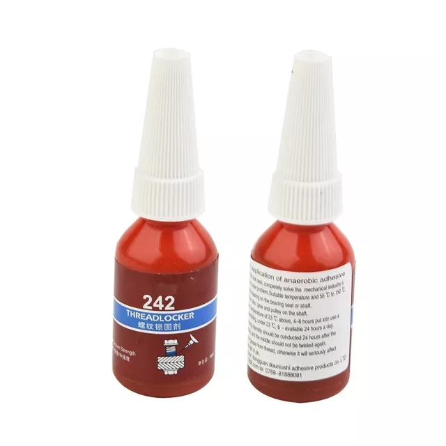 M6 M20 Thread Locking Sealant Adhesive Blue Fluorescence 2 Bottles (10ml each)