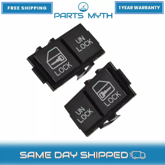NEW Power Door Lock Switch Button Set For 1982-1994 Buick Cadillac Chevy Pontiac