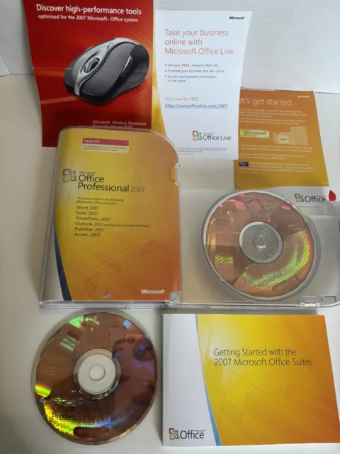 Microsoft Office Project Visio Professional Outlook Sharepoint Designer 2007