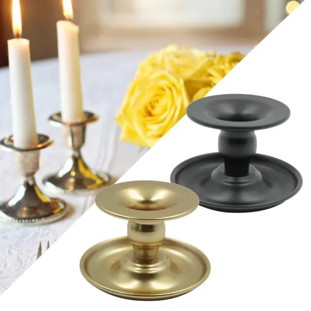 Metal Taper Candle Holders Iron Candle Stand Fits Pillar/Taper Candle Decorative