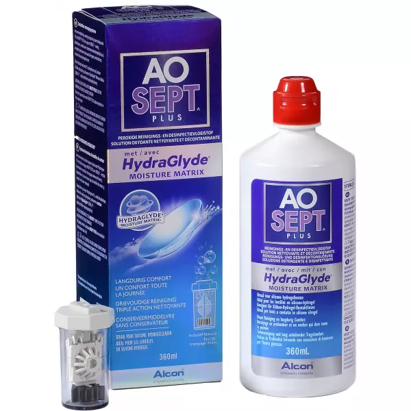 Opto ALCON Aosept Plus Hydraglyde 360 ML