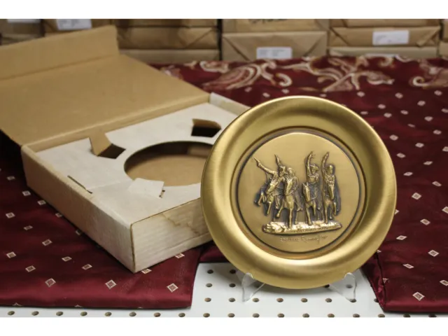 Frederick Remington Limited Edtion Coming Throught the Rye Bronze Plate #11201