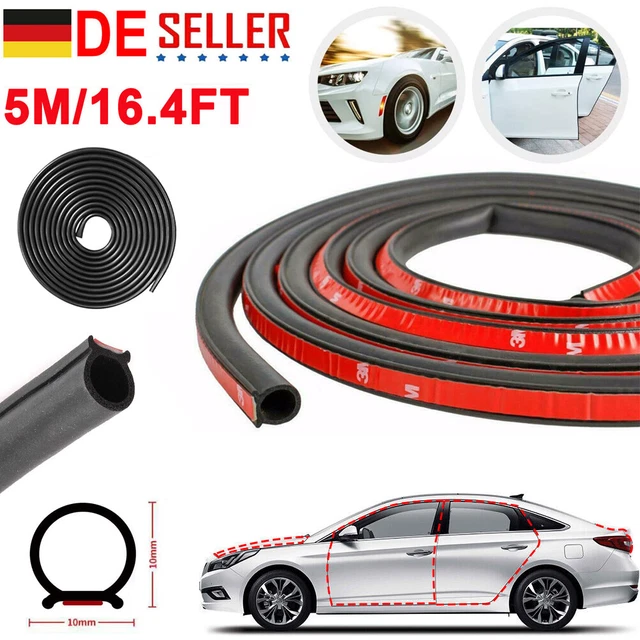 D-Typ Autotürdichtung Gummidichtung - 5 Meter Selbstklebendes Dichtband Kfz Fuer Schutz Und Stilvolles 4623671667