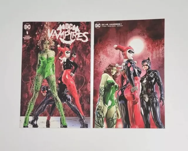 DC vs. Vampires #1 Marco Turini A LTD 3000 & B LTD 1000 Harley Ivy Catwoman