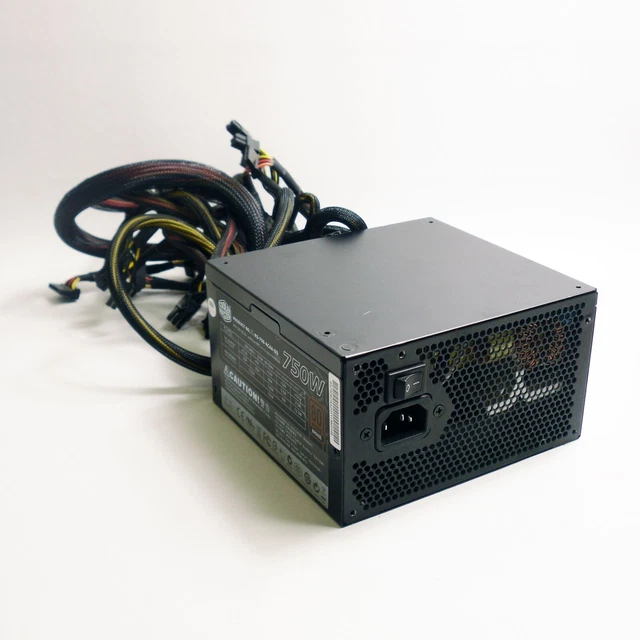 750W COOLER MASTER RS-750-ACAA-D3 GX Bronze Molex SATA Power Supply ...