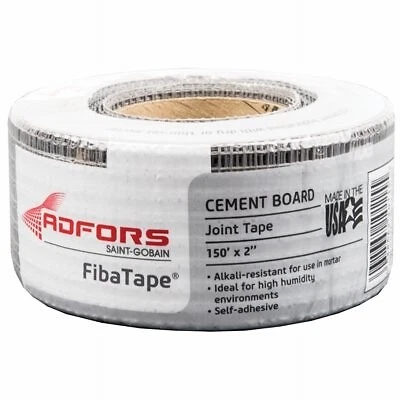 Cinta de tablero de cemento, gris, 2 pulgadas. x 150 ft. -FDW8436-U
