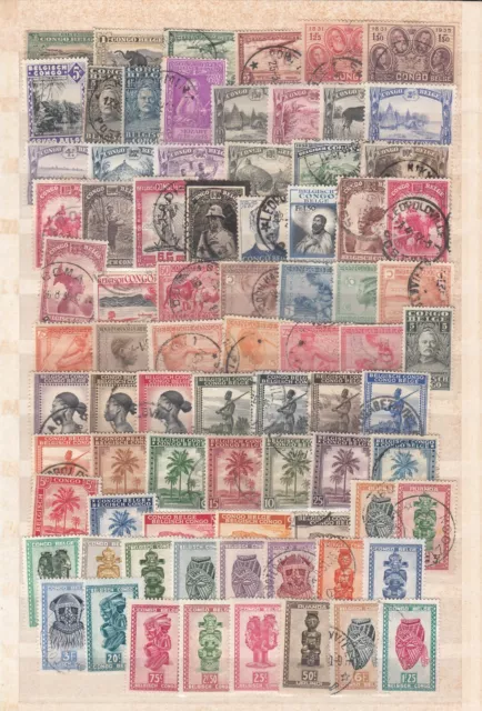 Belgian Congo,collection on 6 scans,MNH/MH/Used(C941)