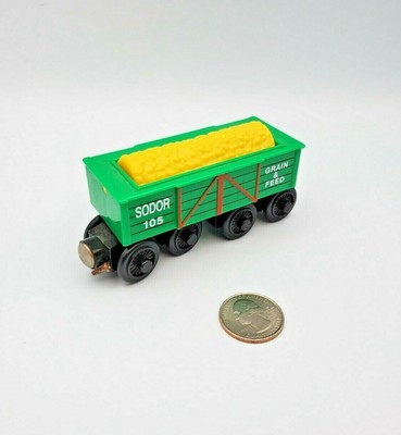 Thomas & Friends Wooden Railway Train Tank Engine Sodor Grain Feed Car 2000 GUC
