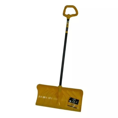 Poly Versagrip Snow Pushers, 11 In X 24 In, Square Point Blade, 45 1/2 In L