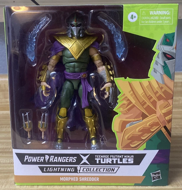 Hasbro Power Rangers Lightning Green Ranger Shredder Deluxe Action Figure
