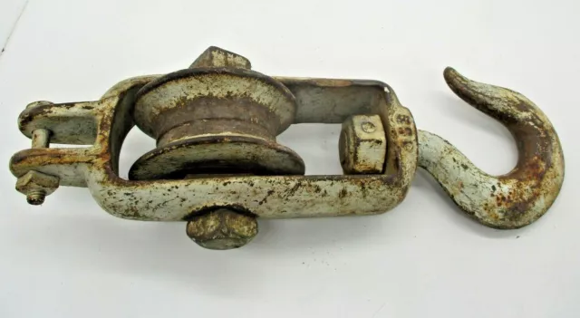 Heavy Duty Block and Tackle Engine Lift Hook and Pulley 590?