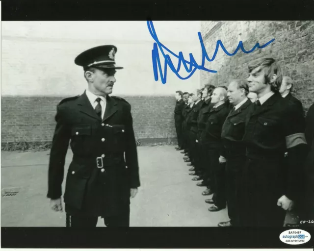 Malcolm Mcdowell Signed A Clockwork Orange Photo (2) Also Acoa Certified