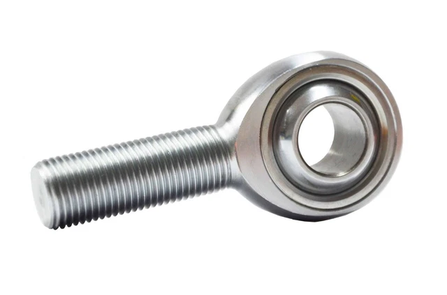 POS10 10mm Medway PTFE Lined Rose Joint Male Rod End Bearing M10x1.5 Right Hand