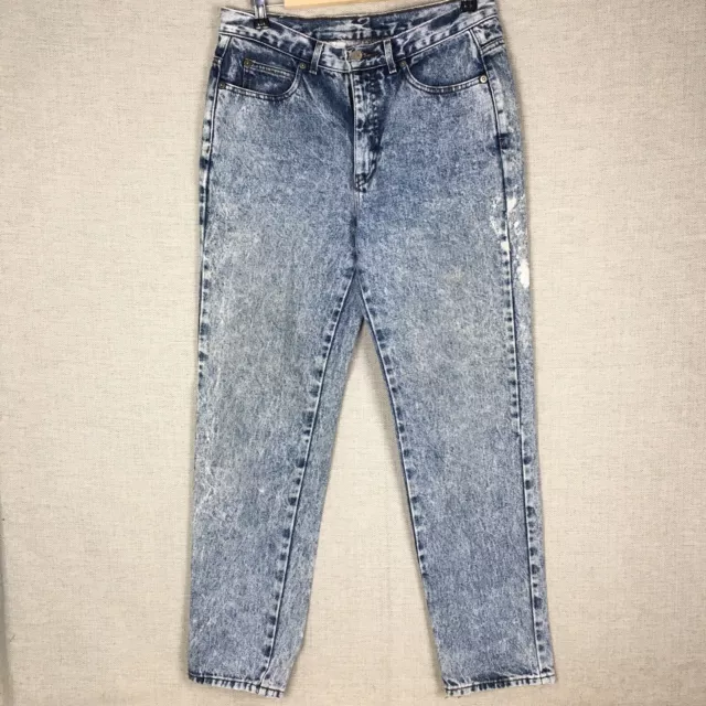 Vintage Calvin Klein Acid Wash Jeans Womens Size 32 Mom Tapered High Waist 32x31