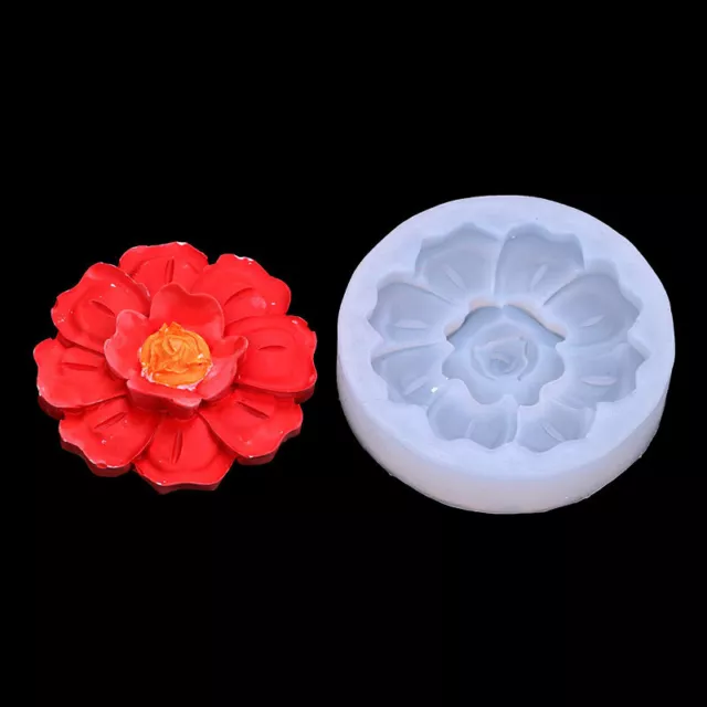 Stampo 3D a forma di fiore cottura artigianato zucchero fondente stampo decorazione torta silicone