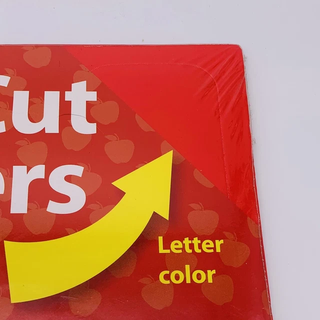 TEACHING TREE DIECUT Letters Punctuation Numbers 70 Characters 4” Red