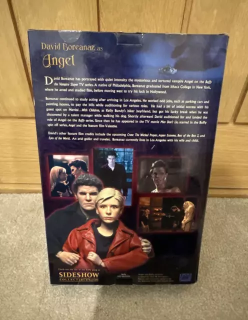 Buffy the Vampire Slayer Sideshow Collectibles 12 inch Angel figure boxed 3