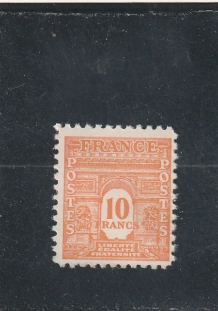L5606 FRANCE timbre Y&T N° 629 de 1944 " Arc de Triomphe  " Neuf * MH