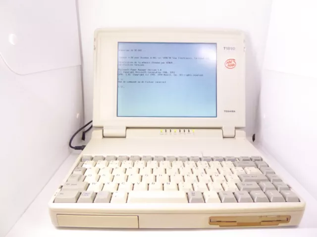 Toshiba - Ordinateur Portable - Computer - T1910 / 120 - Teste Ok Tested -  Rare