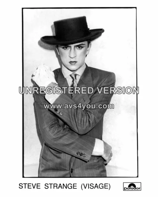 Steve Strange / Visage 10" x 8" Photograph no 3