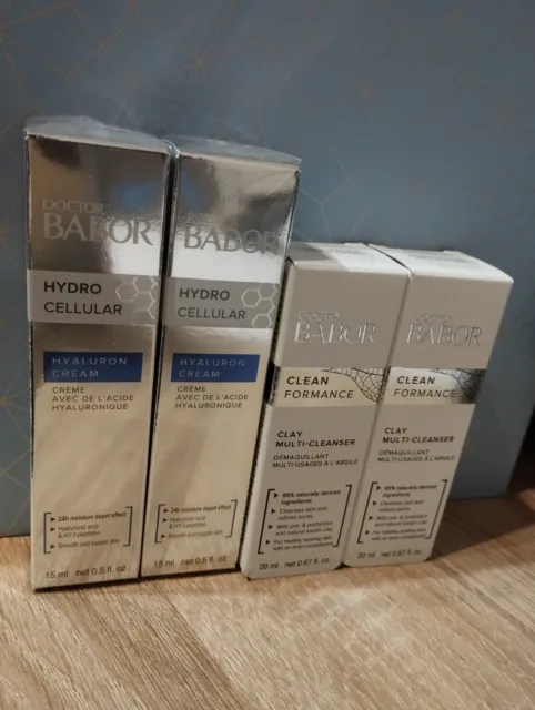 ** Doctor Babor  - 2x Hydro Cellular Hyaluron Cream + 2 x Clay Multi-Cleanser **