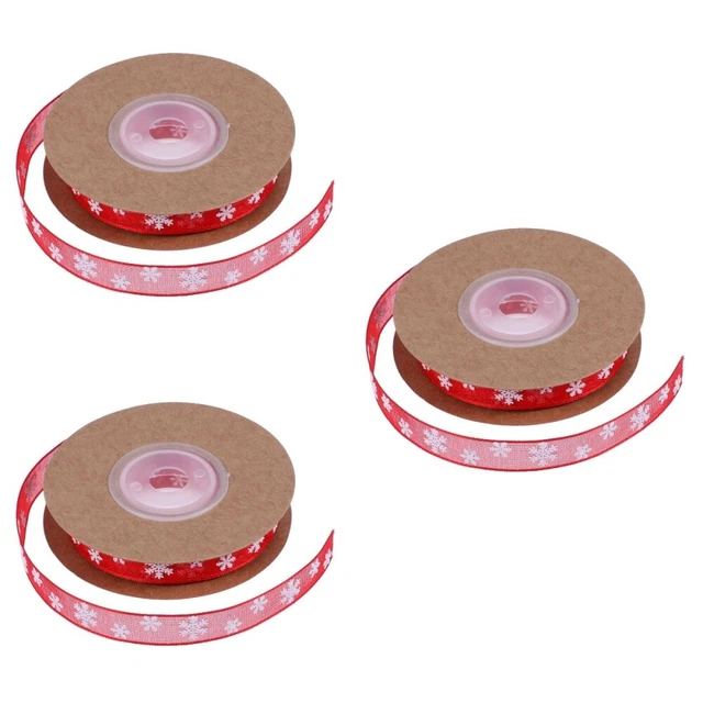 christmas tree bows ribbon 3 Cm Satinband Deko-Poly-Mesh-Band Weihnachtsdekorati