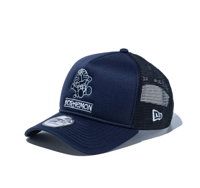 NEW ERA X Doraemon 9FORTY A-Frame Tracker Doraemon Drawing Navy ...