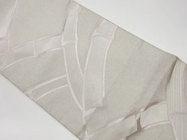 5501033: Japanese Kimono / Vintage Fukuro Obi / Woven Bamboo Grass