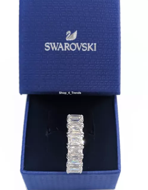 New in Gift Box 100% SWAROVSKI 5572686 Crystals Vittore Cocktail Ring Band 8 58 3