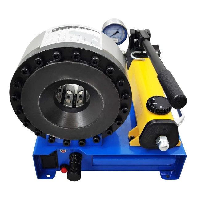 Manual High Pressure Hydraulic Pipe Shrinking Clamping Machine Hose Crimper