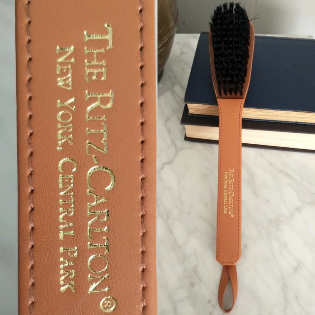 Ritz Carlton Leather Clothing Brush Souvenir Wardrobe Art NYC Central Park Tool