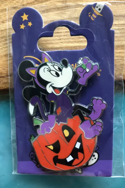 Pin Broche Disneyland Paris Minnie Mouse Halloween Pumkpin 2022 OE Disney