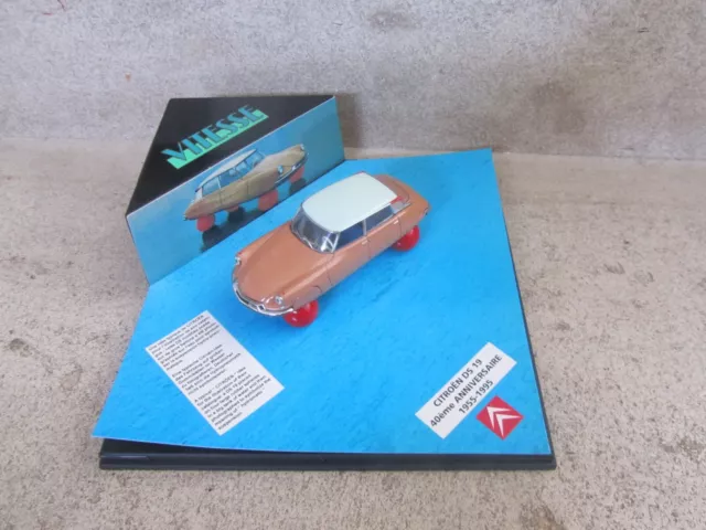 MINIATURE VOITURE VITESSE CITROEN DS 19 40e ANNIVERSAIRE 1955-1995, ECHELLE 1/43