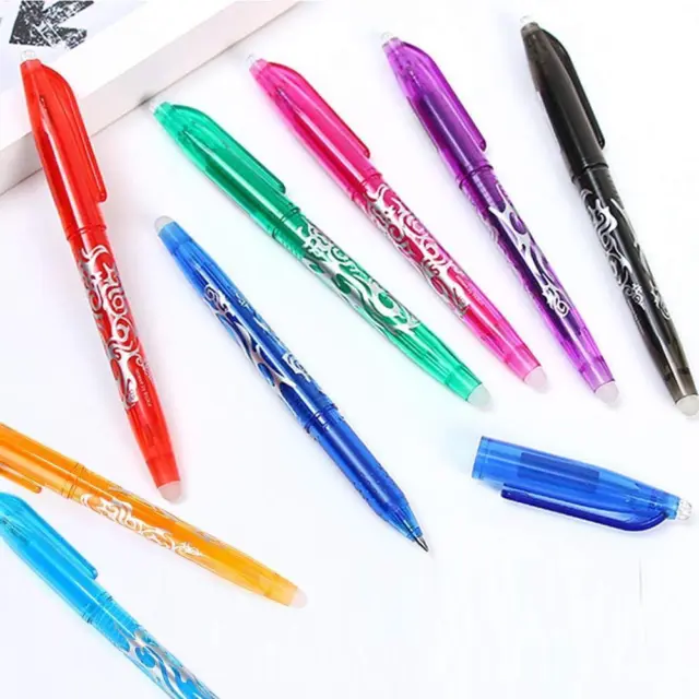 Pens 3d Glossy Jelly Ink Pen 12 Color For School Glossy Ink Gel Pens 0.6mm  12pc 5ml