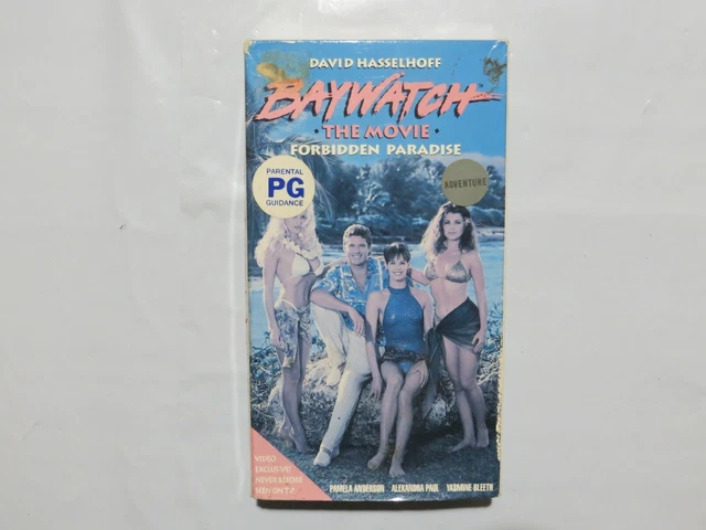 VHS BAYWATCH THE Movie Forbidden Paradise (LIVE, 1995) Drama Pam