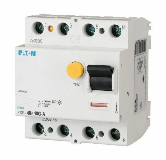 EATON ELECTRIC PXF-40/4/003-A Fehlerstromschutzschalter 40A, PXF-40/4/003-A