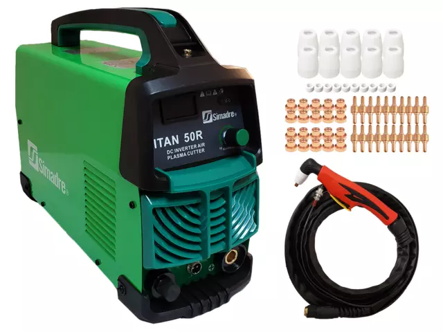 Plasma Cutter 60 Cons Simadre 50R 50 Amp Dual Voltage 110/220V 1/2" Cut