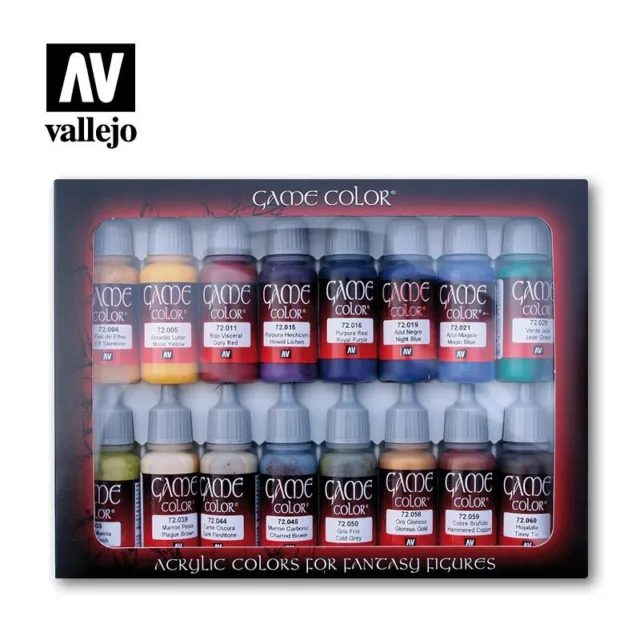 VAL72298 - AV Vallejo Game Color advanced acrylic model paint set Set