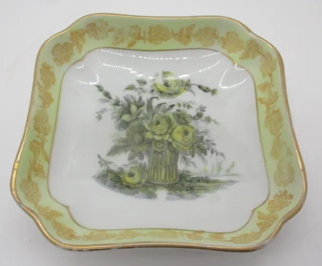 Japan Porcelain Ware Bowl Hand Painted Hong Kong ISCO Yellow Roses