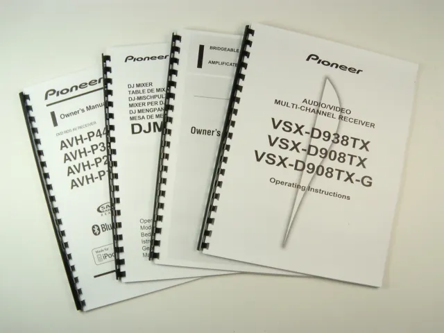 Pioneer VSX-47TX Receiver Owners Manual