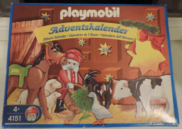 Playmobil 4151 Weihnachtsfest der Tiere - Adventskalender - Weihnachten - OVP