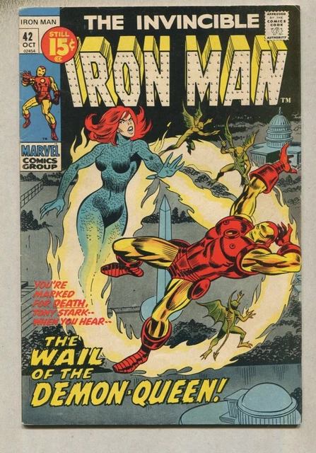 The Invincible Iron Man #42 FN/VF Wail Of The Demon Queen   Marvel  Comics SA